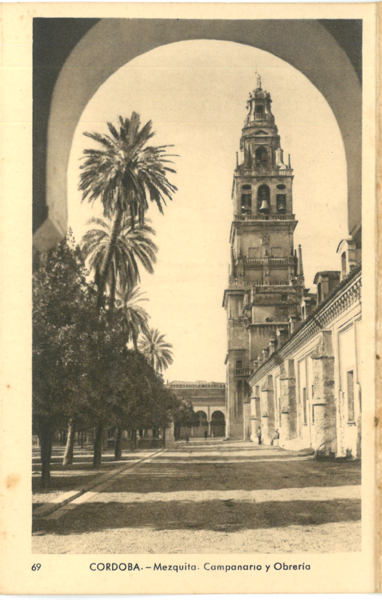 Archivo:Campanario y obrería de la Mezquita.png