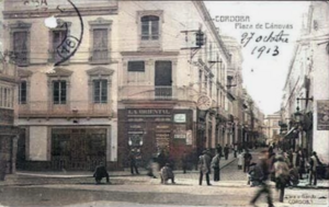 Calle Gondomar con imagen desde las Tendillas (años 1910).png