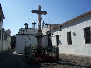 Cristo de los Faroles en la plaza Capuchinos.jpg