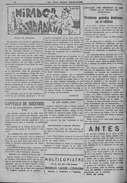 Archivo:Producen grandes destrozos en el edificio. Diario La Voz, diario gráfico de información, 22 de febrero de 1932.jpg
