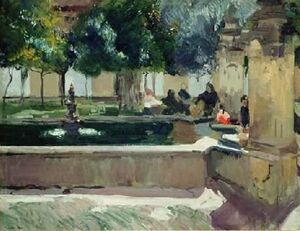Patio de los Naranjos por Sorolla (1910).jpg