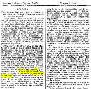 Molinos A-440 extracto BOE 1953.jpg