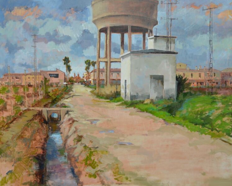 Archivo:Paseo Las Arenas Fuente Palmera pintado 2022.jpg