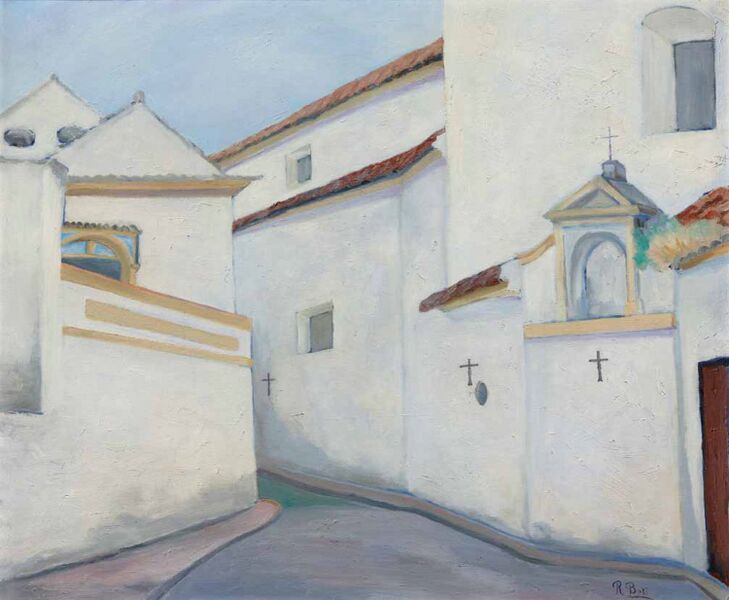Archivo:Cuesta del Bailío. Córdoba callada, “Arquitectura cordobesa” I oleos-1960-00015 1577376408.jpg