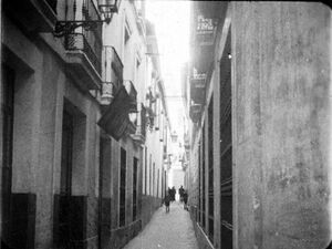 Calle del Reloj. Fotografia Archivo Municipal .jpg