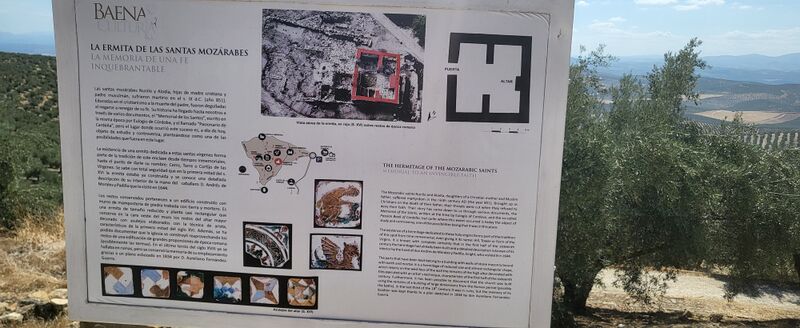 Archivo:Panel Informativo Ermita de los Santos Mozárabes en Torreparedones.jpg