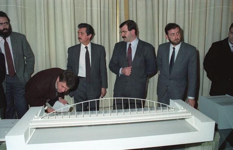 Archivo:Presentación de la maqueta (5 de febrero de 1990).jpg