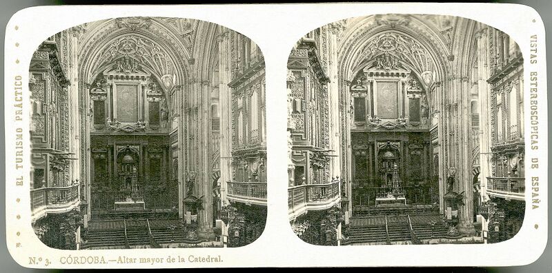 Archivo:Altar mayor de la Catedral. Imagen esterescópica. Alberto Martín, 1920-1930. Institut Cartogràfic i Geològic de Catalunya.jpg