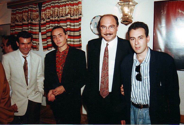 Archivo:Fiambreras de Plata 1992. Antonio Muñoz El Toto, Vicente Amigo, Carmelo Guillén Acosta y Roberto Loya..jpg