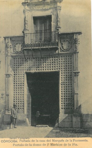 Archivo:Portada de la casa palacio del Marqués de la Fuensanta.jpg