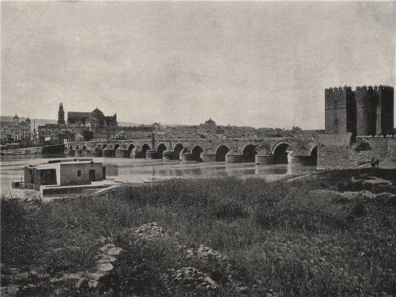Archivo:Puente Romano y torre de la Calahorra (1895).jpg