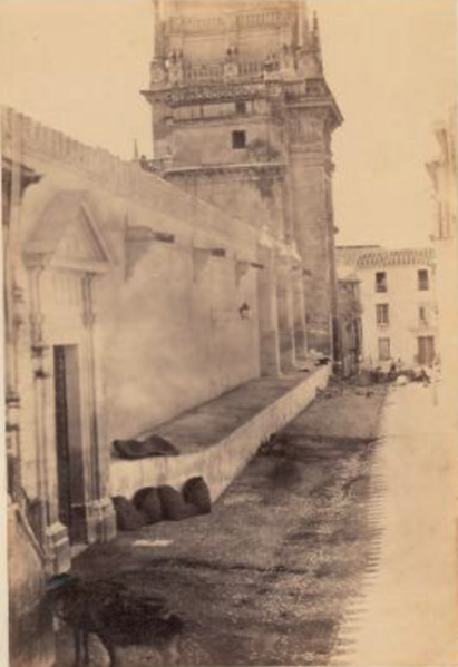 Archivo:Fachada Norte de la Mezquita Catedral (1862).png