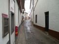 Calle Cristobal Colón junto a la plaza de "Juanito Maravillas" zona centro de Villaviciosa de Córdoba.