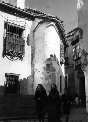Calle Conde y Luque (1941). Costumrbismo. Erika Groth-Schmachtenberger.png