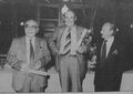 1988. Homenaje a los socios veteranos Francisco Varo, Antonio Blanco, Vicente Castro.