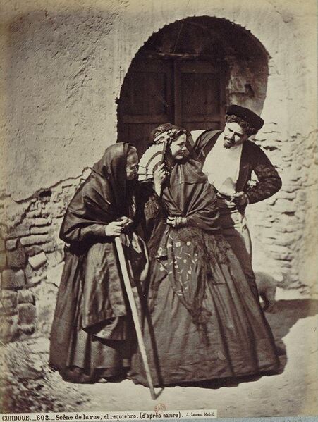 Archivo:Costumbrismo en Córdoba. El Requiebro (años 1860).jpg