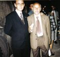 Los poetas Fernando Serrano y Francisco Carrasco. Homenaje a Fernando Serrano. Fernán Núñez, 1995