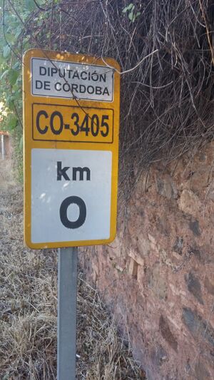 CO-3405. Kilómetro 0. Señalización.jpg