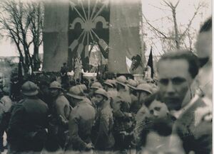 Recibimiento en Cabra a soldados italianos (1937).jpg
