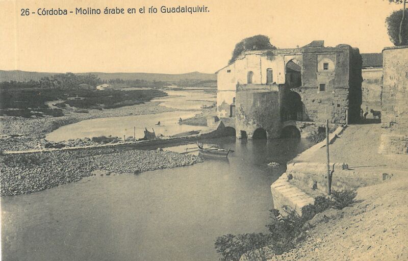 Archivo:Molino árabe en el río Guadalquivir Albolafia.jpg