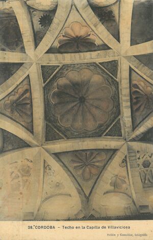 Techo en la capilla de Villaviciosa.jpg