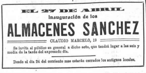 Inaguración Almacenes Sánchez (1925).png