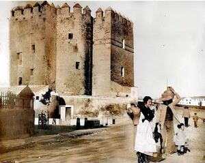 Torre de la Calahorra hacia 1900 (Costumbrismo).jpg