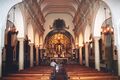 Vista interior de la parroquia