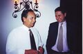Manuel Moreno El Pele y Javier Campos.Final del Premio Campos de Guitarra 2001