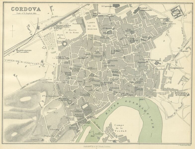 Archivo:Mapa de Córdoba. 1899. O'SHEAS (1899) p243 CORDOVA.jpeg