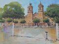 Plaza Real. Concurso de pintura año 2023.