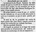 Noticia luctuosa año 1916.