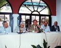 Presidencia del acto de entrega en Bodegas Campos