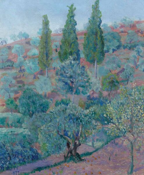Archivo:Los Cipreses (Finca en Santa María de Trasierra). Rafael Botí (1922).jpg