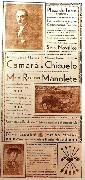 Cartel de Toros. 2 de enero de 1938.png