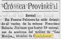 Noticia 13/01/1910.