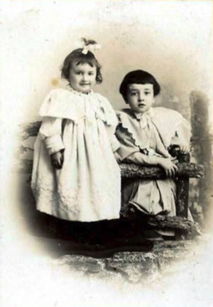 Costumbrismo del siglo XIX. Imagen de 2 hermanos (1895).png