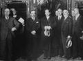 Jaén Morente con Niceto Alcalá Zamora y otros en la inaguración del Museo de Julio Romero de Torres en 1931.