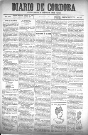 Diario de Córdoba de comercio, industria, administración, noticias y avisos' - Año LVIII Número 17322 (14-07-1907).jpg
