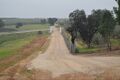 Acceso paraje Los Arroyones, obras mantenimiento febrero 2021.