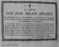 Esquela Juan Molina Sánchez