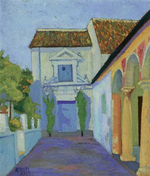 Archivo:Entrada al Santuario de la Fuensanta (1917) oleos-1910-00005 1576794812.jpg