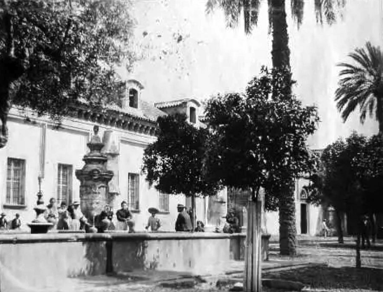 Archivo:Fuente del Patio de los Naranjos (1895).png