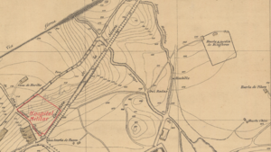 Ubicación de la Huerta y Cortijo de Miraflores (1884).png