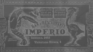 Anuncio del Bar Restaurante Imperio