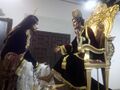 Lavatorio pies, obra de Pedro de Mena del siglo XVII, expuesta en el museo.