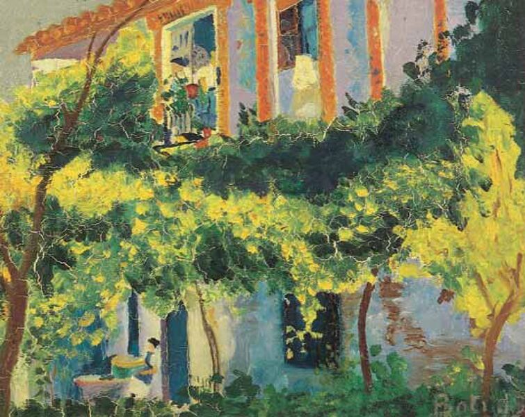 Archivo:Casa de la calle Santiago (Córdoba). Cuadro de Rafael Botí oleos-1920-00002 1576795191.jpg