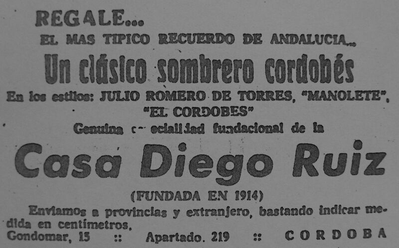 Archivo:Anuncio de Casa Diego Ruiz (1964).jpg