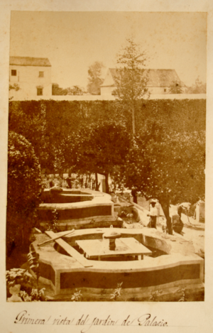 1862-Maraver 06 primera vista jardin Alcazar.png
