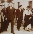 Fray Albino y el Ministro de Educación Ruiz Jiménez